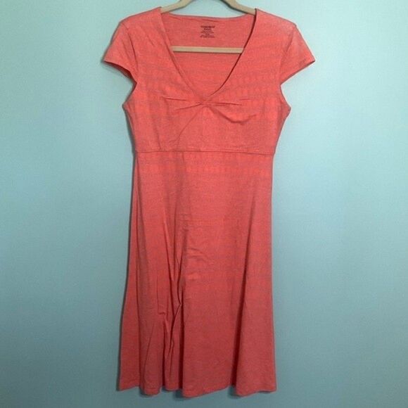 Toad&Co Coral Patterned Tencel Dress - Picture 1 of 6
